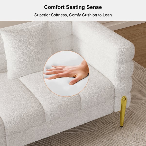 Luxury Living Room Sofa Set Fabric Velvet Sofas Modern Sectional Cover Couch Recliner 7