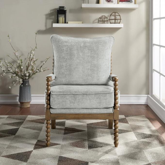 Wooden Frame Leisure Armchair Lounge Chair Garden Furniture 5