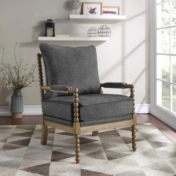 Wooden Frame Leisure Armchair Lounge Chair Garden Furniture 8