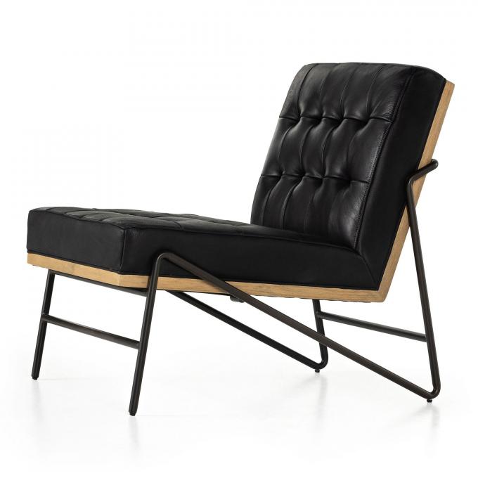Accent PU Leather Lounge Chair Recliner Chaise Modern Furniture 1