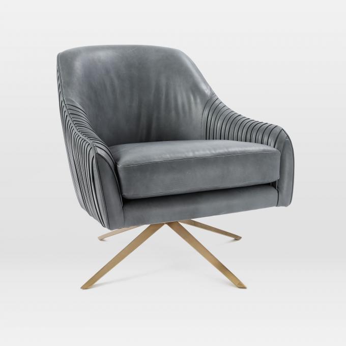 ODM Modern Swivel Chair Metal Base For Office Leisure Living Room 0