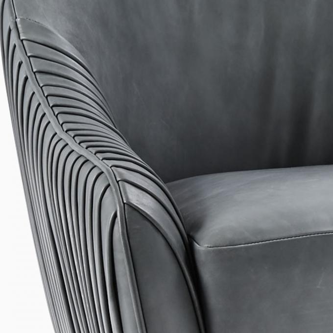 ODM Modern Swivel Chair Metal Base For Office Leisure Living Room 1
