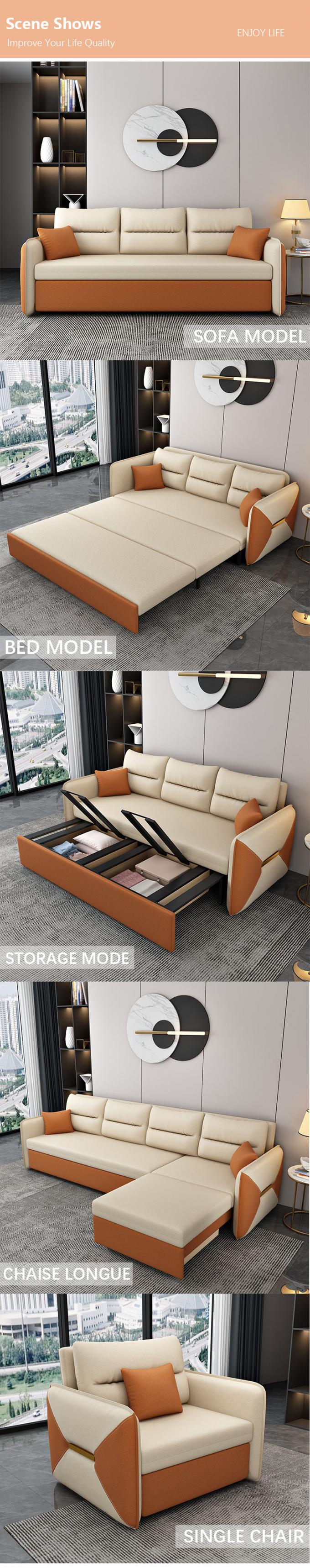 Living Room Furniture Convertible Sofa Bed Loveseat Sleeper Fabric Cover 5