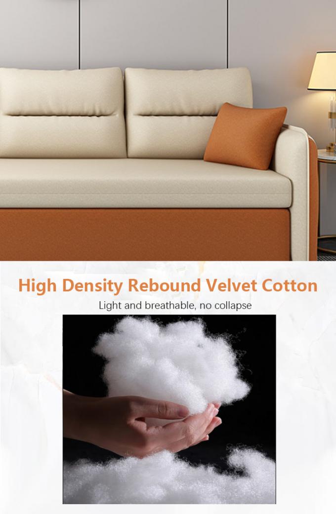 Living Room Furniture Convertible Sofa Bed Loveseat Sleeper Fabric Cover 4