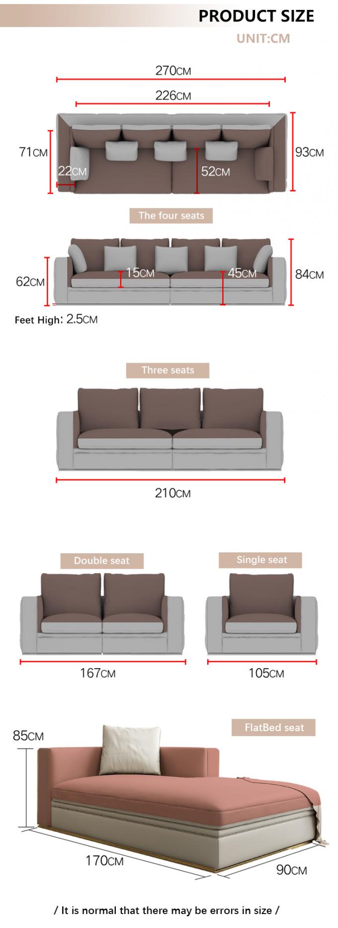 Teak Solid Wooden 7 Seater Sofa Set Modular Lounge With Leather Upholstery 8