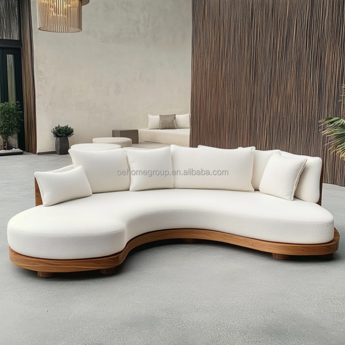 Living Room Furniture Nordic Velvet Sofa Light Luxury Creative Double Seat Sofa Chair With Fabric Covering Material 4