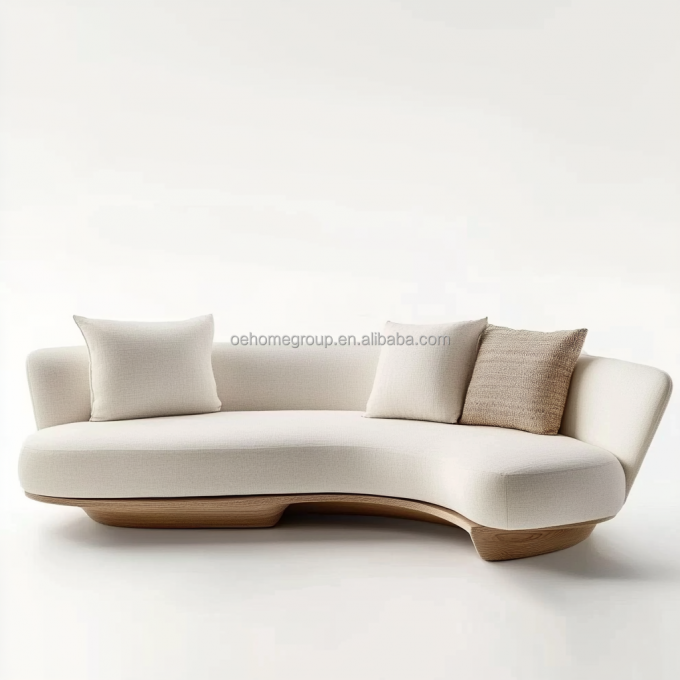 FOAM Filling Material Luxury Living Room Fabric Sofa Velvet Upholster Sectional Sofa For Home Hotel And End Design 3