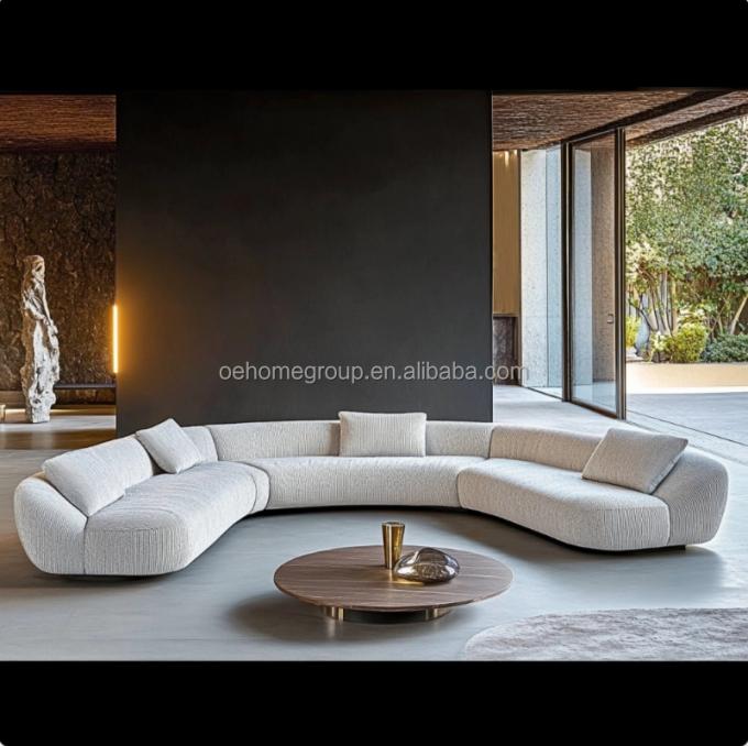 Corner Sofa Modern Round Cloud Couch Sectional White Living Room Modern Velvet Live Sofa Room Sofa Set Modern 2