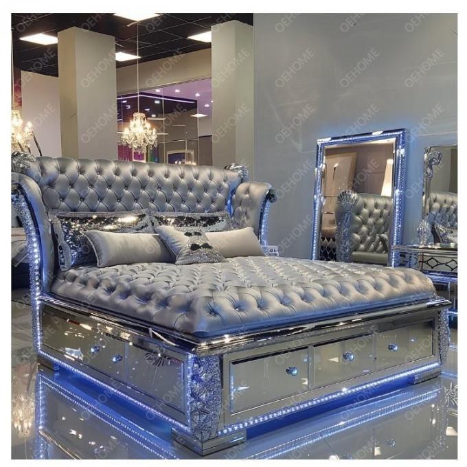 European Style Classic King Size Bedroom Set Luxury Furniture For Villa Sophistication 3