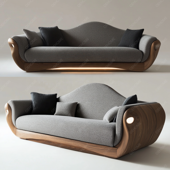 European Style Minimalist Living Room Modern White Wooden Leg Chesterfield Sofa Set With Customized Color And Luxury Design 11