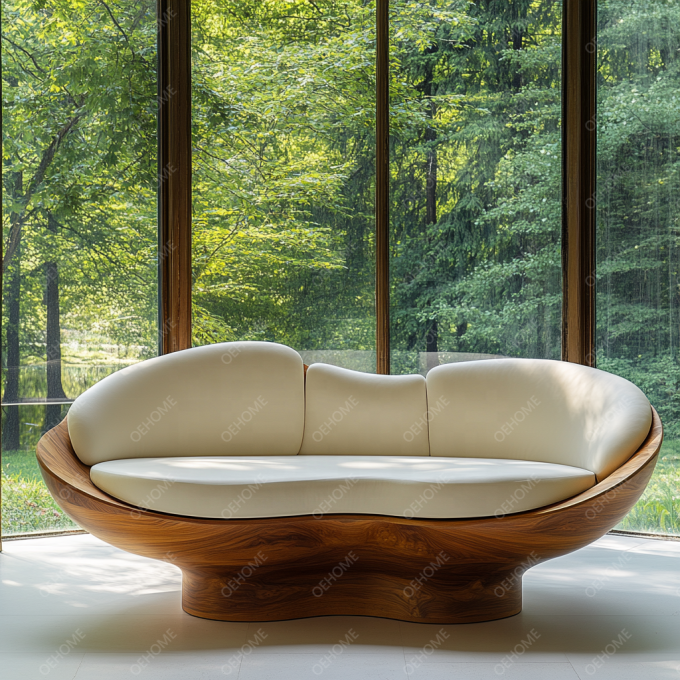 Customizable Modern Sofa Set With Simple Living Room Art Wood Legs And Corner Feature To Create A Relaxing Atmosphere 5