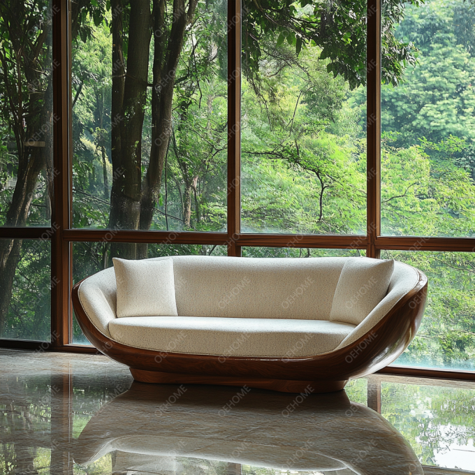 Customizable Modern Sofa Set With Simple Living Room Art Wood Legs And Corner Feature To Create A Relaxing Atmosphere 6