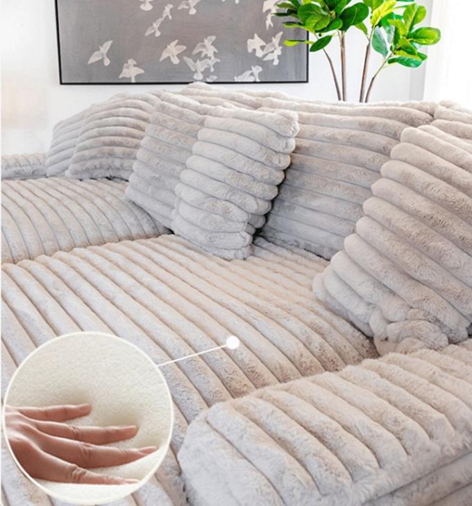 Modern Corduroy Fabric Chaise Lounge Loveseat Sofa Set Door-to-Door Cinema Sleeper For Contemporary Living Room 7