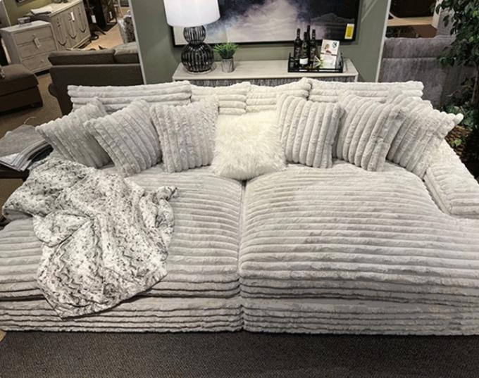 Modern Corduroy Fabric Chaise Lounge Loveseat Sofa Set Door-to-Door Cinema Sleeper For Contemporary Living Room 10