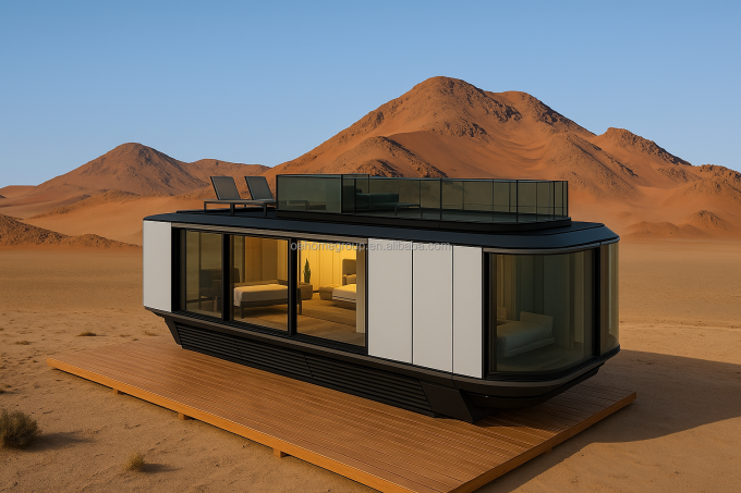 Durable Using Various Prefab Container House Tiny Portable Home Tiny Modular House Camping Hotel Space Capsule 7