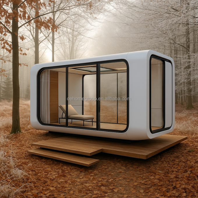 Spain Hotel Space Capsule House 5 Star Steel Buildings Space Capsule Container Houses Commercial House Space Capsule 5