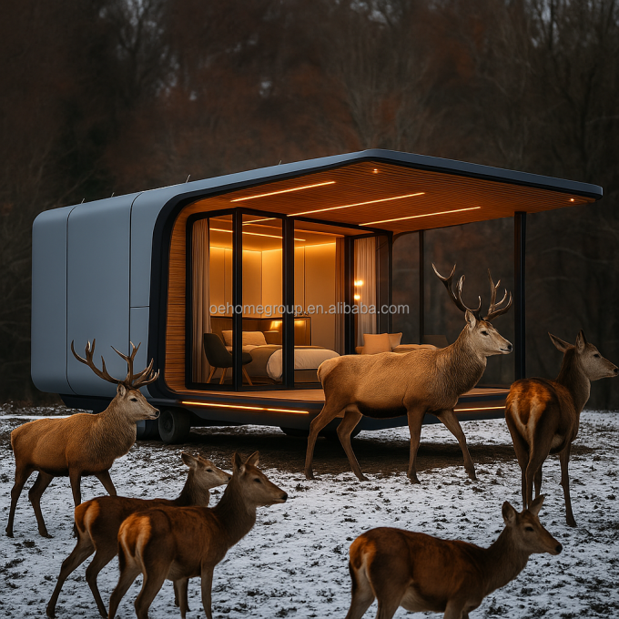 Spain Hotel Space Capsule House 5 Star Steel Buildings Space Capsule Container Houses Commercial House Space Capsule 6