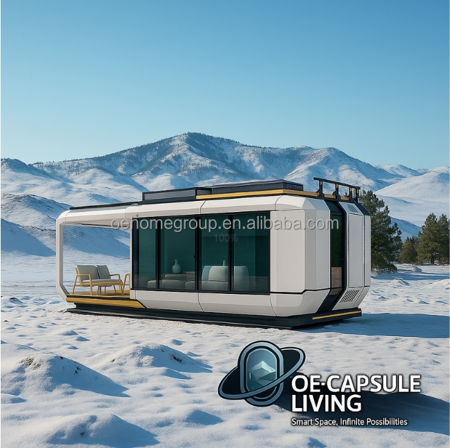 Fully Assembled Prefab Houses Customized Small Prefab House For Guard Room Prefab House Kit 6