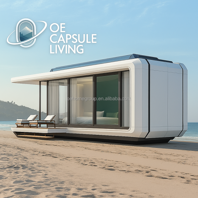 20/40ft Chinese Style Modular Prefab Tiny House Container Steel Material Cabin For Hotels Office Use 6
