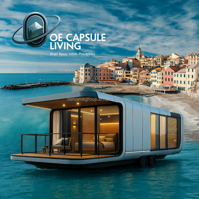 Portable Apple Cabin Customized Container Mobile Space Capsule House Prefab Easy Installation House Holiday Villas 4