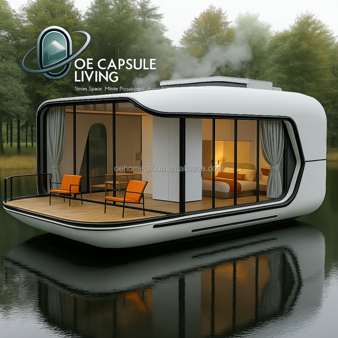 Portable Apple Cabin Customized Container Mobile Space Capsule House Prefab Easy Installation House Holiday Villas 6