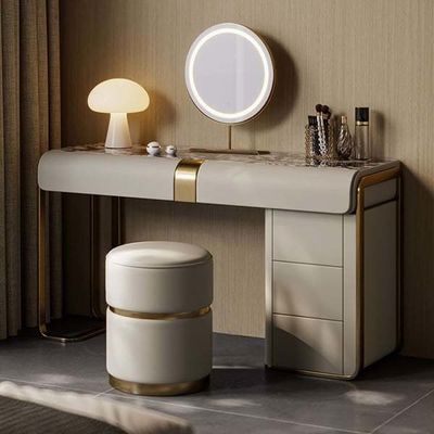 Dressing Table Makeup Mirror Set With Lights For Bedroom And Vanities Desk Drawers Furniture Designs