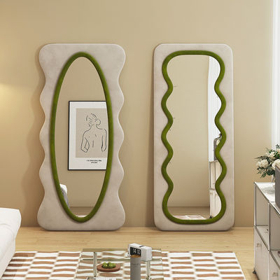 Living Room Oversized Floor Mirror Freestanding Full Length Mirror Large Wood Frame