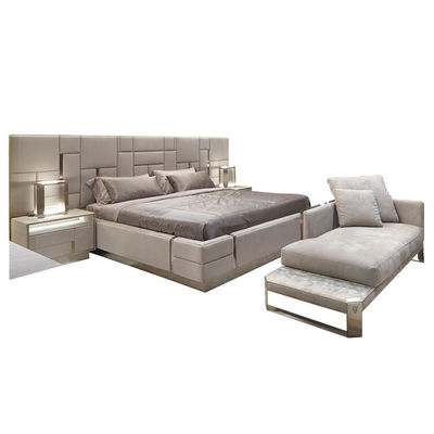 ROHS Hotel King Size Upholstered Bed Bedroom Furniture Sets