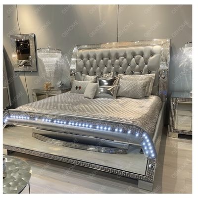 European Style Classic King Size Bedroom Set Luxury Furniture For Villa Sophistication