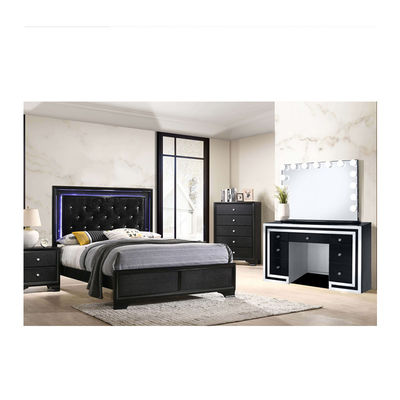 Modern Upholstered Platform Bed Queen King Full Size ODM