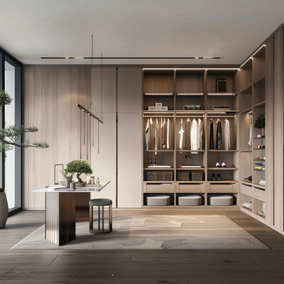 Economical Modern Bedroom Furniture Wardrobe with Storage Build In Closet Home Wardrobe Furniture