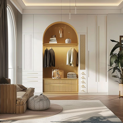 Adjustable Modern Wardrobe Storage System for Bedroom Organization and Storage Solution