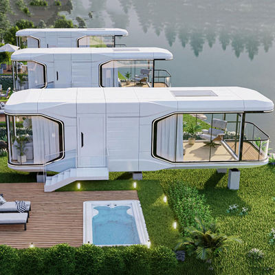 Luxury Bedroom Living Room Modern Prefab Smart Tiny Space Capsule Mobile Modular Container Capsule House Hotel