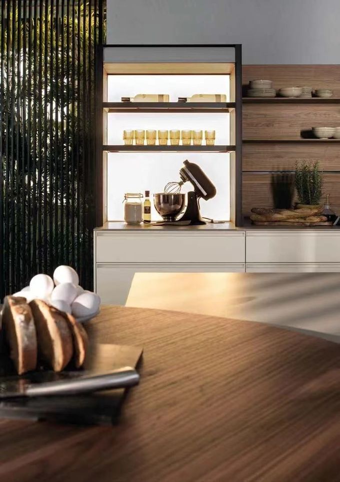 Aluminium Modular Corner Cabinet Solutions Melamine Kitchen Cabinets 1