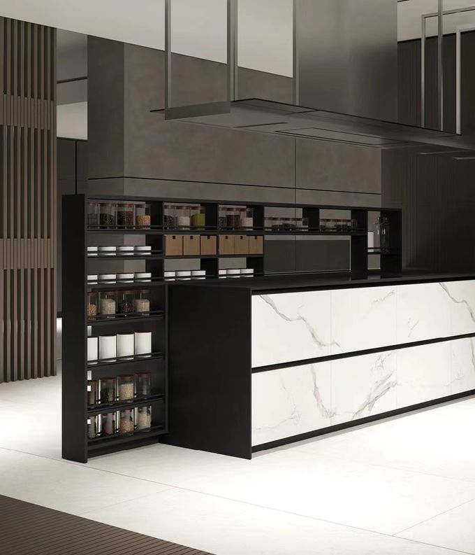 Wood Modular Kitchen Almirah Mudroom Cabinets Solutions 1