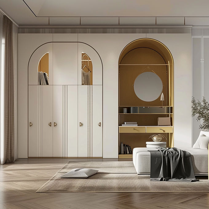 Adjustable Modern Wardrobe Storage System for Bedroom Organization and Storage Solution 1
