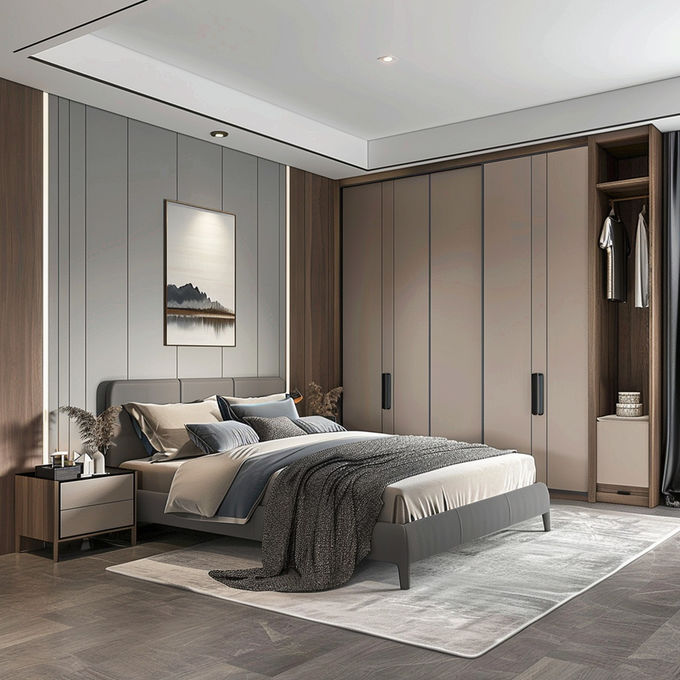 Convertible Closet Wardrobe Cupboard Adjustable Particle Board Furniture for Home Organization 0